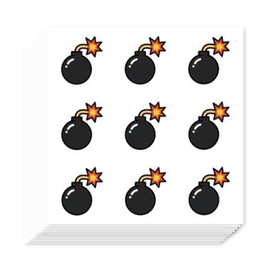 Imagem de AHANDMAKER 180 peças adesivos autoadesivos adesivos de explosão para agenda, calendário, scrapbook, artesanato, artes, diário, saco de presente, tema de selo, decoração de festa