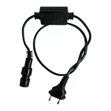 Imagem de Conector De Mangueira Led De 2 Fios Redonda Rabicho Plug