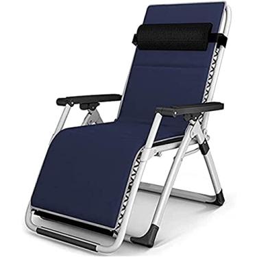 Imagem de Cadeiras de pátio, cadeiras dobráveis com gravidade zero, reclináveis, para uso ao ar livre, poltronas dobráveis ajustáveis para deck, pátio, praia, quintal, pacote durável