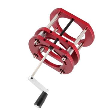 Imagem de Dpofirs Base de Elevação do Roteador de Elevação de Mesa de Aderência Forte para Marcenaria, Liga de Alumínio, Aço Inoxidável, Fixação de 4 Mandíbulas para Mesa de Roteador DIY, Vermelho