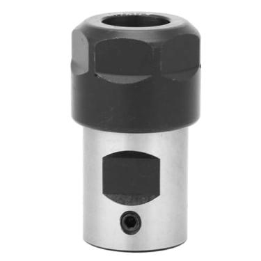 Imagem de AUNMAS Suporte de Mandril de Bloco de Pinça ER16, Liga de Metal de Alta Resistência Bloco de Pinça de Eixo ER16 para Fresadora de Torno, Corpo de 40 Mm Com 5 Furos de Eixo, Suporte de Ferramenta de