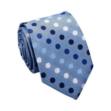 Imagem de Gravata Masculina Estilo Paisley Verde Laranja Azul Escuro Slim Fit Mo