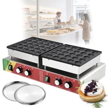 Imagem de MáQuina De Fazer Panquecas De 900w, MáQuina De Fazer Dorayaki, AçO InoxidáVel Antiaderente,Controle De Temperatura De 50°C A 300°C,FunçãO De Temporizador, Para Casa,Sala De Jantar