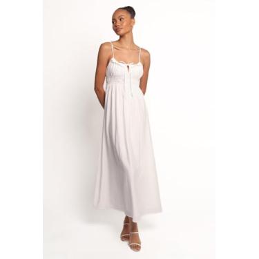 Imagem de Petal & Pup Vestido feminino Ceres-Maxi-Branco, Branco, P