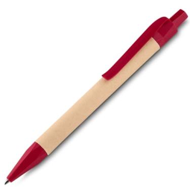 Imagem de Caneta Esferográfica Retrátil Executiva, Metal, Preta Fosca, 0.7mm, Corpo Cilíndrico, Grip Metálico, Acabamento Fosco, para Escrita Geral, 14cm (Vermelho 1)