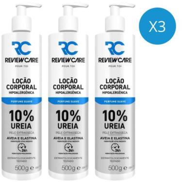 Imagem de Loção Hidratante Corporal Pele Seca 10% Ureia Com Perfume 500ML Review