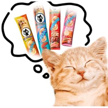 Imagem de ChuChups Pate Cream Petisco Cremoso para Gatos 24 saches com 15g - Sortidos