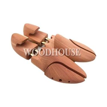 Imagem de Sapato de cedro vermelho ajustável com tubo duplo masculino e feminino