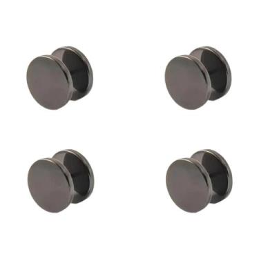 Imagem de Clipes De Fivela Espiral Sem Costura 4pcs, Botões Decorativos De Metal