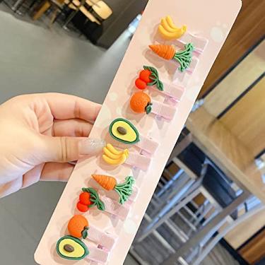 Imagem de ZJchao Conjunto de Grampos de Cabelo de Desenho Animado Com 10 Peças de Presilhas de Cabelo Coloridas Requintadas e Fofas para Meninas, Bebês, Crianças, Acessórios de para Festa de (Tipo 4)