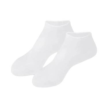 Imagem de Meias De Gel De Silicone Hidratantes Com Aloe Para Pedicure, Para Pés 