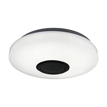 Imagem de Luz de teto música LED com alto-falante BT Controle por aplicativo remoto Cor RGB Cronometragem Proteção ocular Brilho ajustável para Quarto Dormitóri