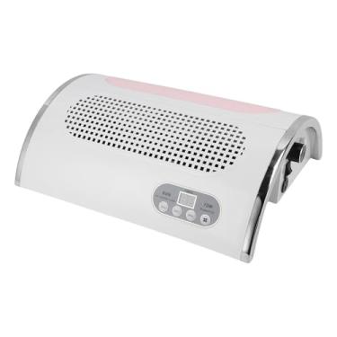 Imagem de ZJchao Máquina Elétrica de Perfuração de Unhas 3 Em 1, Kit Profissional de Lixa de Unhas Com Coletor de pó a Vácuo, Lâmpada de Secador, Travesseiro de Descanso de Mão, para Salão de (Plugue UE)