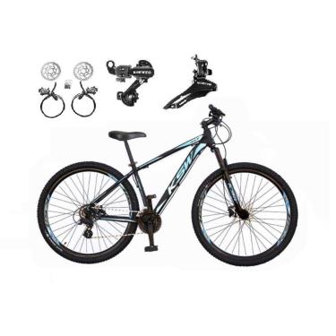 Imagem de Bicicleta Aro 29 KSW XLT 24v Shimano Freio Hidráulico Suspensão Dianteira MTB Alumínio-Unissex