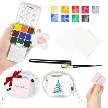 Imagem de Woomer Conjunto de aquarela para viagem com bolsa