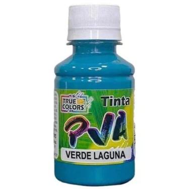 Imagem de Tinta pva fosco true colors cor 7234 - verde laguna 100 ml - no-brand