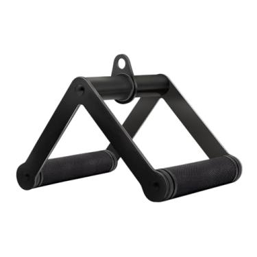 Imagem de predolo Barra em V com alça dupla em formato de D para puxada alta, acessório antiderrapante para máquina de cabo, ideal para treino de força e