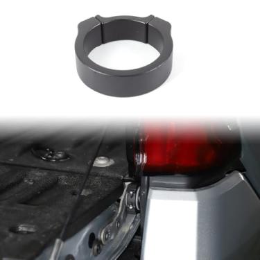 Imagem de Trava antifurto para porta traseira compatível com Toyota Tacoma 2024 2025 2026, trava de portão de caminhão de segurança, acessórios de segurança para porta traseira (preto)