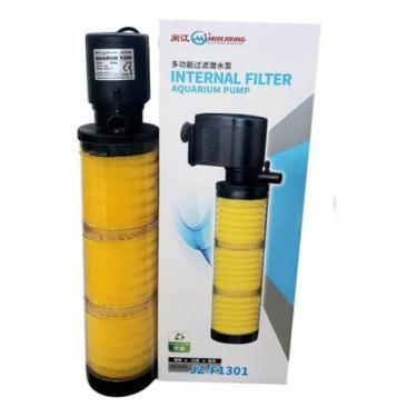 Imagem de Bomba Com Filtro Interno Jz-f 1301 1200l/h Minjiang Aquario, 110V