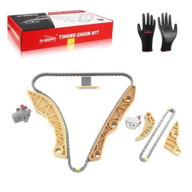 Imagem de YA-MAYPAY Conjuntos de kits de corrente de distribuição compatíveis com Jeep 2016-2020 Cherokee, 2016-2019 Renegade, 2019 Compass M095 2.0L, OE#05047534AA.05047528AB