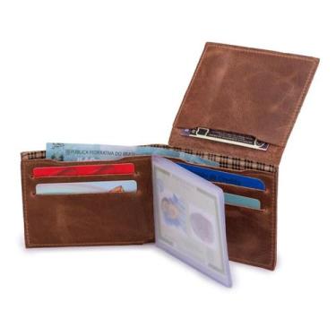 Imagem de Carteira Porta Documentos/rg Com abertura Em L Couro Bovino - Elo7, Ma