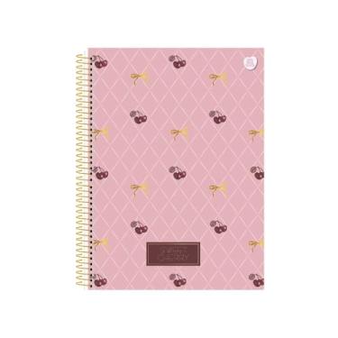 Imagem de Caderno Universitário Feminino Capa Dura Sweet Cherry 80 Folhas Espiral – Sortido