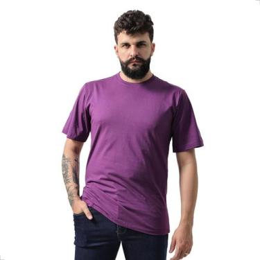 Imagem de Camiseta Masculina Básica  Algodão Fio 30.1 penteado  - Techmalhas, Ro