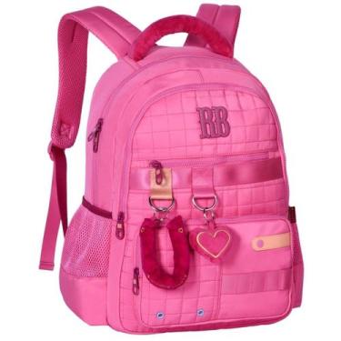 Imagem de Mochila de Costas Material Escolar Reforçado Rebecca Bonbon Compartime