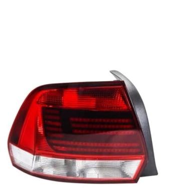 Imagem de FLJOYOEU Luz traseira traseira de aviso de luz de freio acessórios externos, compatível com VW Polo Vento Sedan 2016 2017 2018 2019 (esquerda)