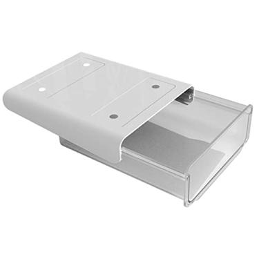 Imagem de Organizador de gaveta invisível sob a mesa para dormitório armazenamento economizar espaço em papelaria celulares cabos