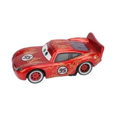 Imagem de Brinquedo Lightning McQueen Disney Pixar Cars 155 Metal Diecast Presen