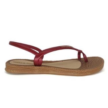 Imagem de Sandália Terra e Água Rasteira Feminina Tira de Dedo Casual-Feminino