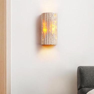 Imagem de Luminária de parede moderna Wabi-Sabi G4, design criativo para ambientes internos e externos, estilo Art Déco, ideal para sala de estar, mesa de cabeceira, quarto, sala de jantar, escada e c