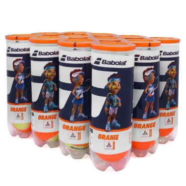 Imagem de Bola Babolat Orange Beach Tennis e Tênis Stágio 2 Pack Com 12 Tubos - 36 Bolas