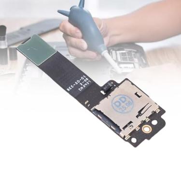 Imagem de Yunseity Bandeja de Leitor de Slot para Cartão de Jogo, Placa de Leitor de Cartão de Memória Adequada para Console de Jogo Portátil, para Kit de Reparo de Console de Portátil