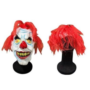 Imagem de Máscara de Palhaço e Zumbi Halloween Terror Assustadora Cor:Palhaço PB