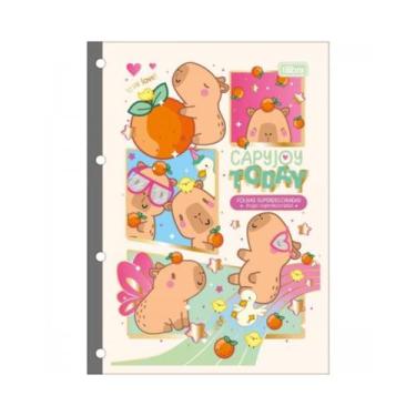 Imagem de Refil Tiliflex Universitário 80 Folhas Capyclub TILIBRA