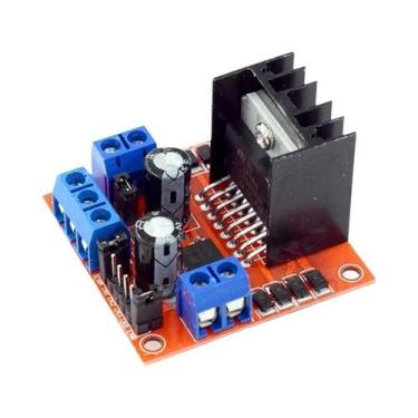 Imagem de Módulo Driver L298N De Alta Potência Para Motor De Passo, Carro Inteli