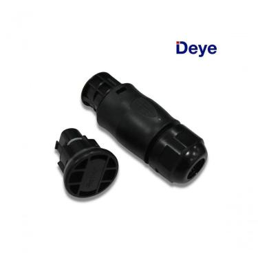 Imagem de Conector Deye Femea E Endcap Para Micro Inversor Deye