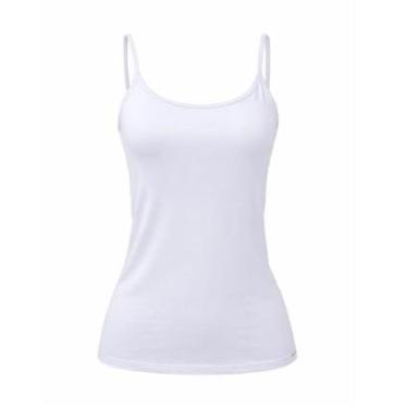 Imagem de Blusa Alcinha Básica Feminina Lunender 00017 Branca-Feminino