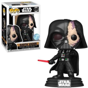 Imagem de Funko Pop Star Wars 637 Darth Vader with Damaged Helmet