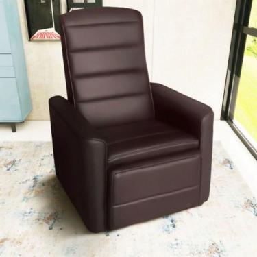 Imagem de Poltrona do Papai Reclinável Stela em Material Sintético Delare, KORIN