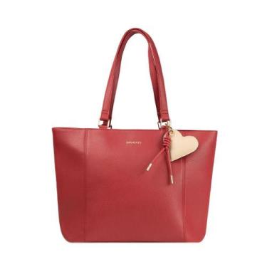 Imagem de Bolsa de Ombro Feminina Tote BG Amour Vermelha - Bagaggio, U, Vermelho