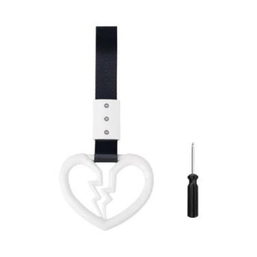 Imagem de Alça De Coração JDM Para Carro, Ônibus E Tsurikawa - Acessório Automot