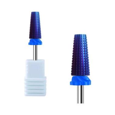 Imagem de Brocas Profissionais De Tungstênio Roxas 5 Em 1 Para Remoção De Gel E 