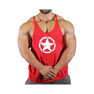 Imagem de Camiseta De Fitness Slim Fit Em Malha Para Homens, Roupas De Musculaçã