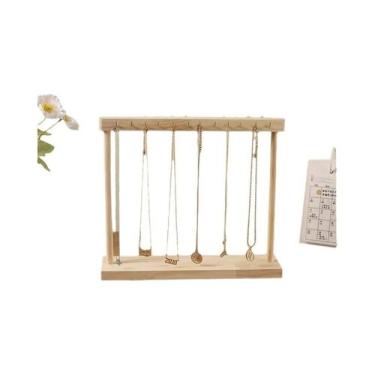 Imagem de Expositor De Joias Em Madeira Maciça De Grande Capacidade Para Montage