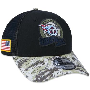 Imagem de Boné New Era Ten Nessee Titans Salute To Service Trucker 9Forty Aba Curva Snapback Masculino-Masculino