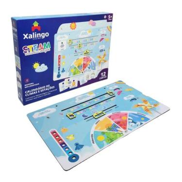 Imagem de Steam Quadro de Clima e Estações Brinquedos Educativos Xalingo 5 Anos