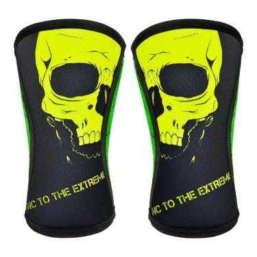 Imagem de Joelheira Alta Performance - 7mm - Caveira - (Par)-Unissex